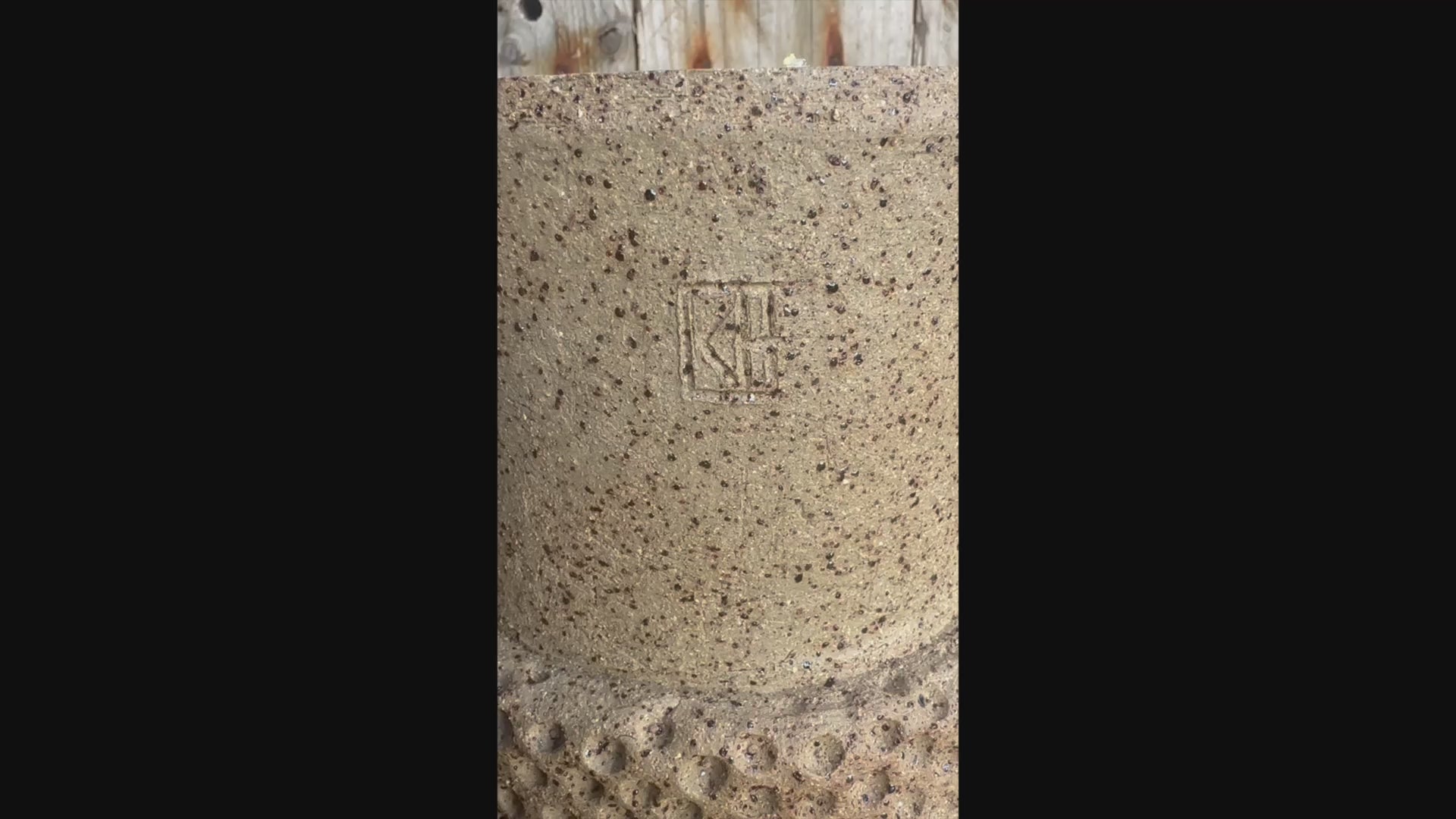  Stoneware  ceramic cylindrical vessels detailed short video 